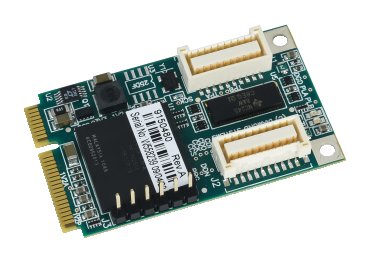 DS-MPE-GPIO: I/O Expansion Modules, Wide-temperature PC/104, PC/104-<i>Plus</i>, PCIe/104 / OneBank, PCIe MiniCard, and FeaturePak modules featuring programmable bidirectional digital I/O, counter/timers, optoisolated inputs, and relay outputs., PCIe MiniCard